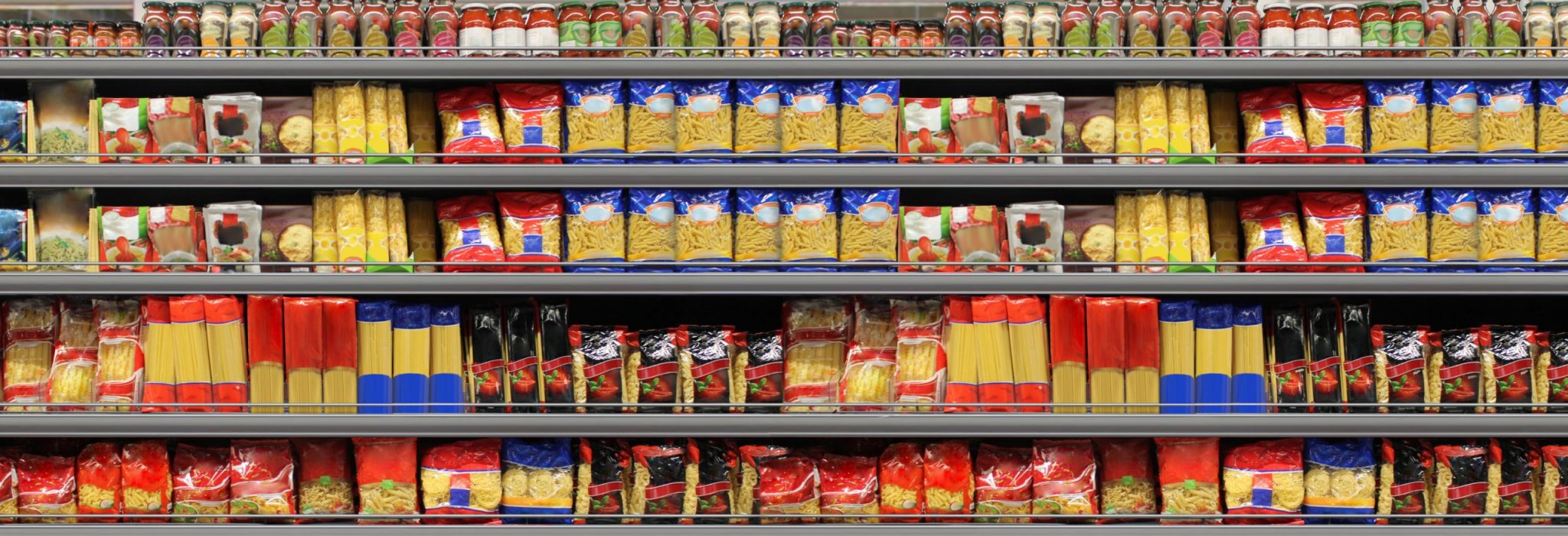 Pasta,Packaging,On,Shelf